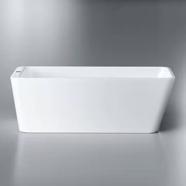 Icegalax Factory Directly Sale CE Home Bathroom Bath Tub Indoor Black White Smart Acrylic Freestanding Bathtub For Adults