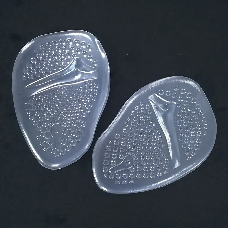 1 Pair Women Shoe Insoles Soft Silicone Gel Cushion Metatarsal Support