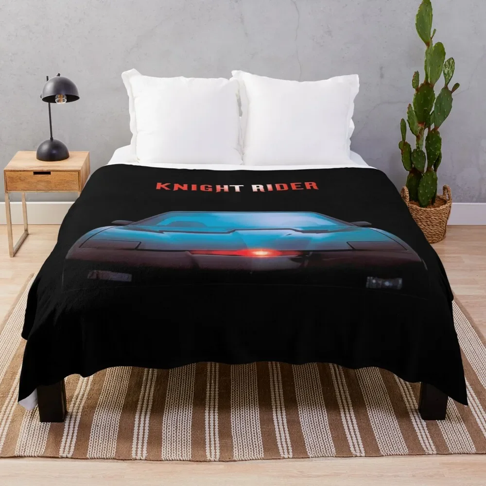 

Knight rider Throw Blanket warm for winter fluffy Fluffy Softs Custom Blankets