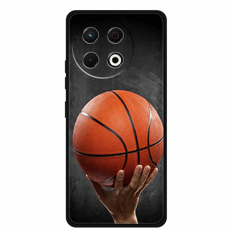 Black Silicone Soft Phone Case - Protective Back Cover