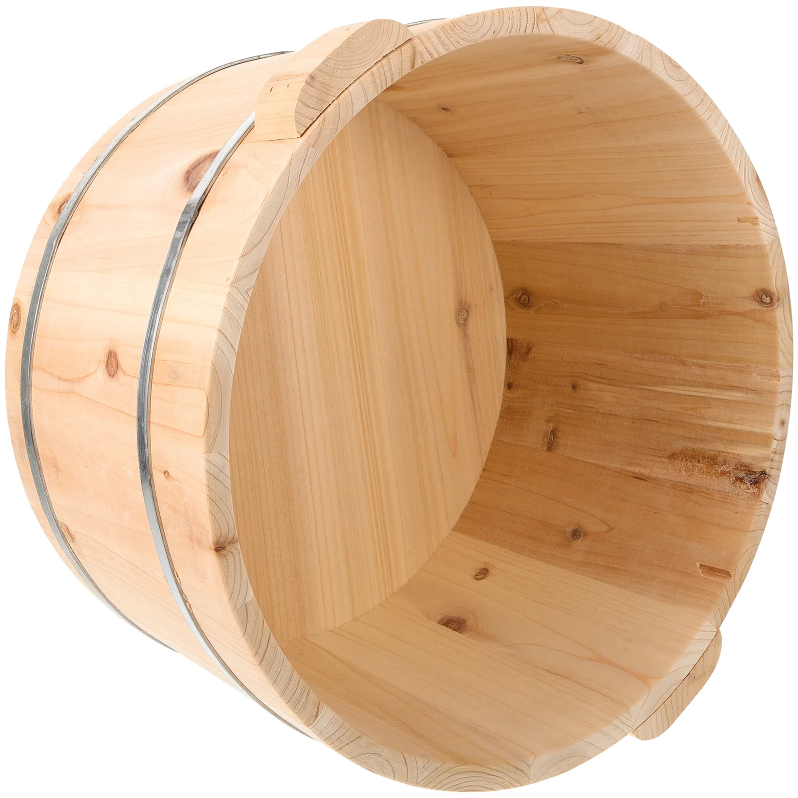

Foot Basin Tub Soaking Feet Washing Bucket Laundry Bath Wood Pedicure Bathtubs Home