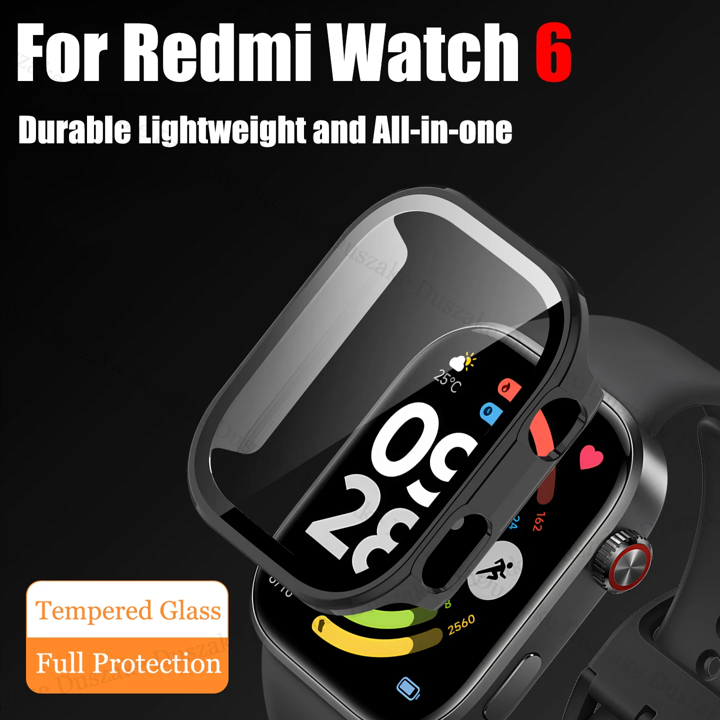 Durable Hard PC Protector with Tempered Glass & Anti-Scratch Film