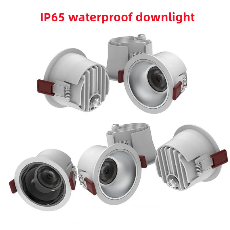 

IP65 Waterproof LED Spot Light 10W 12W 15W 20W 30W Round/Square Recessed Spot Lights Bathroom Ceiling Light 3000K/4000K/6000K