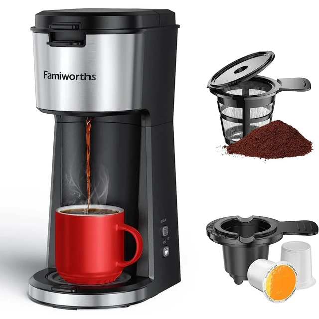 12-Cup Programmable Coffeemaker, Rapid Brew, Red - AliExpress