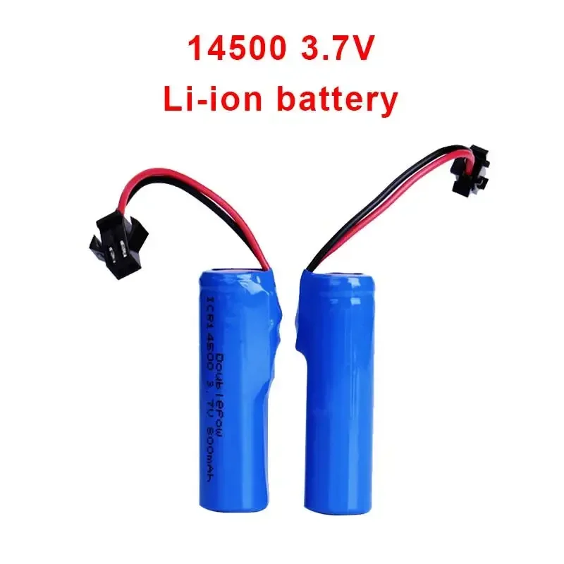3.7V 800mah 14500 AA Rechargeable Battery for Remote Control Toys Helicopter Car Train Motorcycle Toy Car Batteries SM plug 1