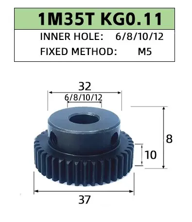 8mm, 10mm, 12mm, 14mm, 15mm, 1Mod, 80