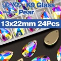 Pear 13x22mm-24Pcs