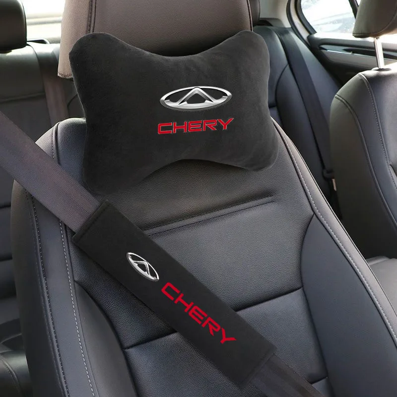 Chery Tiggo Headrest Pillow & Seat Belt Pads view 6