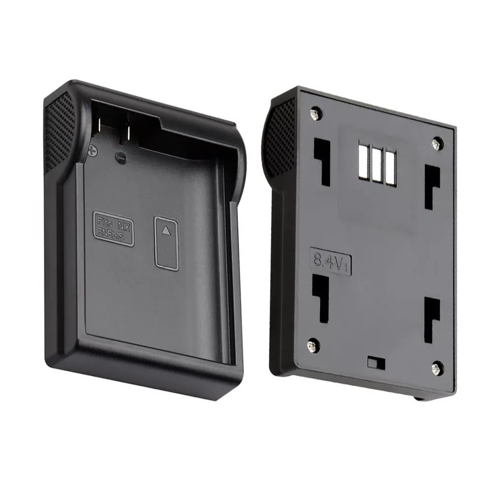 2 팩 EN-EL15C EN-EL15B EN-EL15 배터리 충전기 어댑터 플레이트..