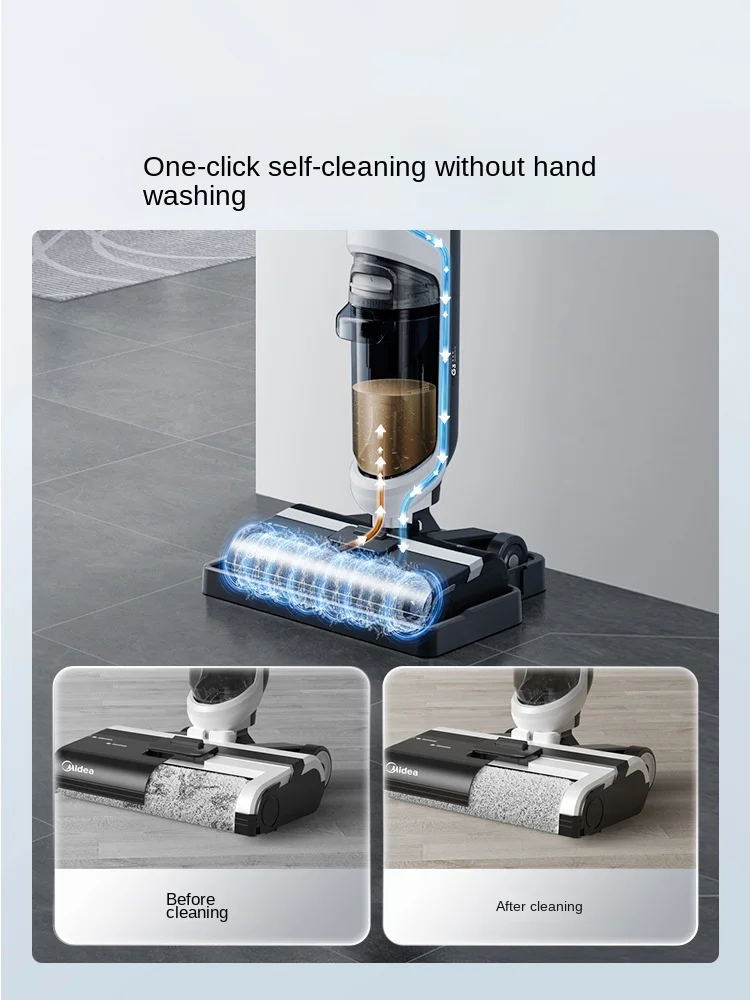 Midea G3 Floor washer Drag suction integrated mopping machine Sterilizing self-cleaning household appliances cleaning machine 3