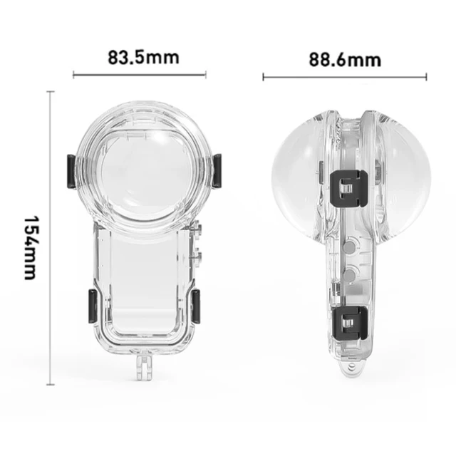 Waterproof Dive Case For Insta360 X5 - 50M Depth Rating, Protective Housing For Underwater Shooting