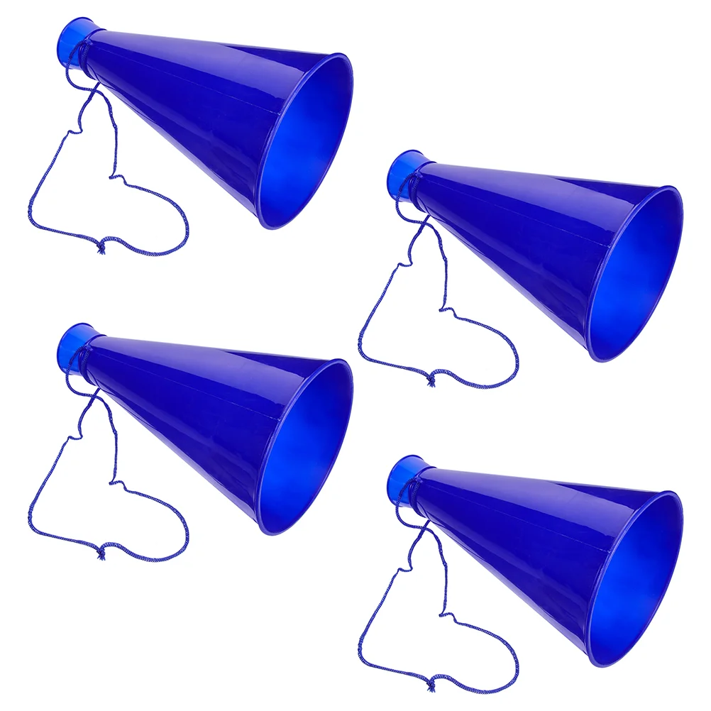 4 Pcs Cheering Horn Playthings Trumpet Trumpets Toy Plastic Mini Megaphones Speaker