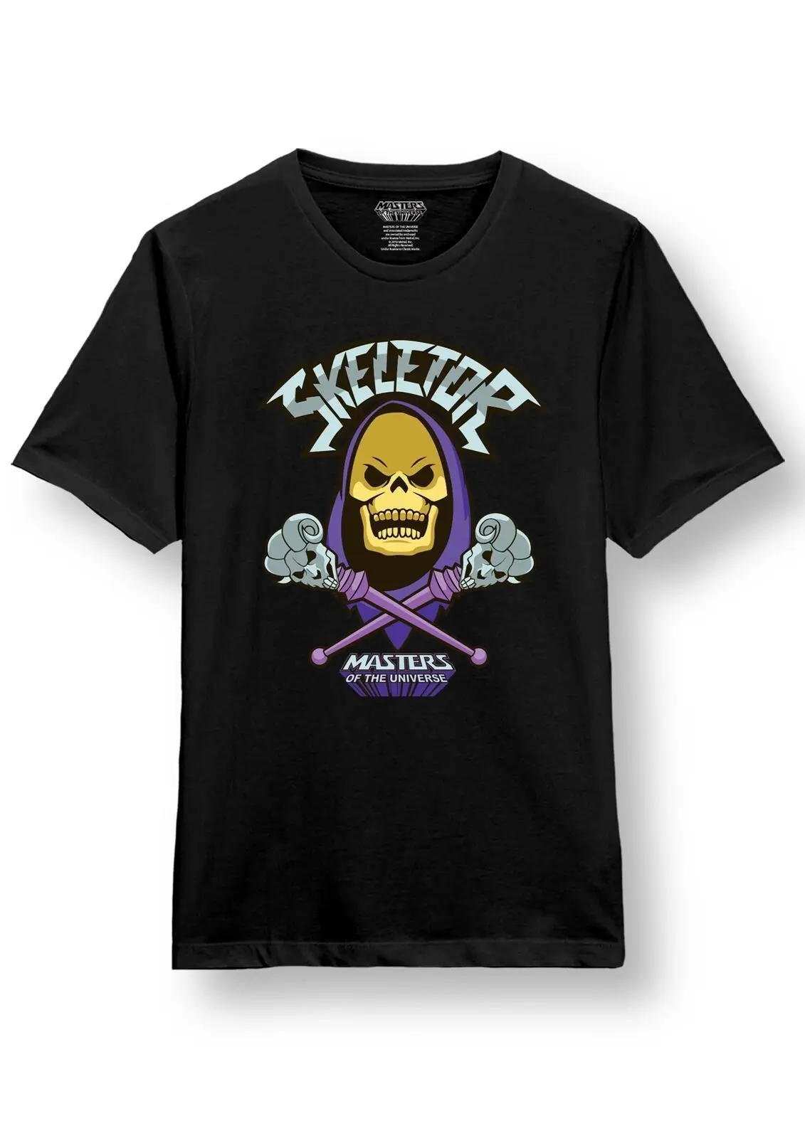 Masters Of The Universe - Skeletor X-Staff T-Shirt Nera Piccola