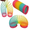 1pcs Rainbow Circle Funny Toys Early Development Educational Folding Plastic Spring Coil Children's Creative Magical Toys 1