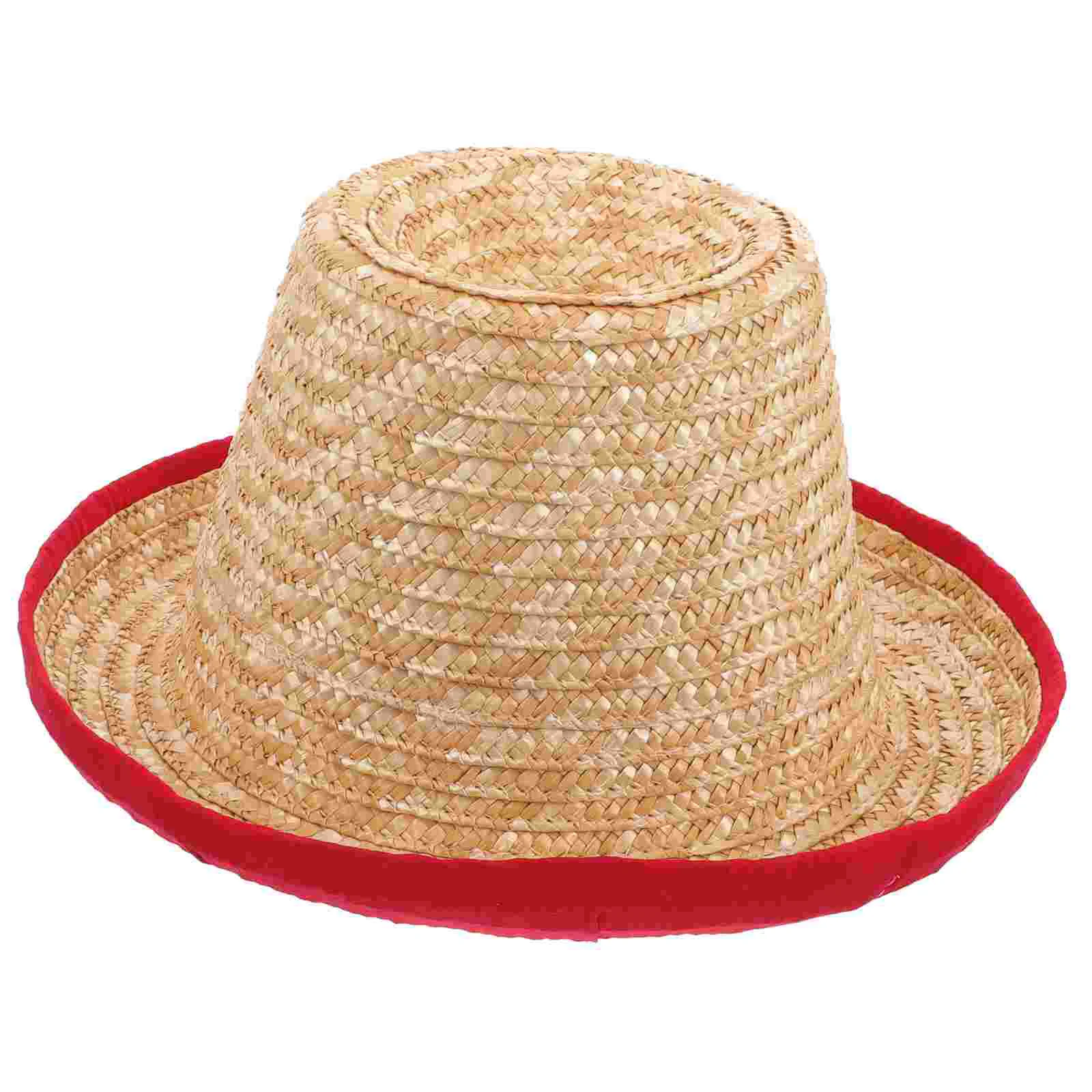 

Stage Performance Straw Hat Acrobatic Sombrero Contact Juggling Small Prop Mini Cap Supplies