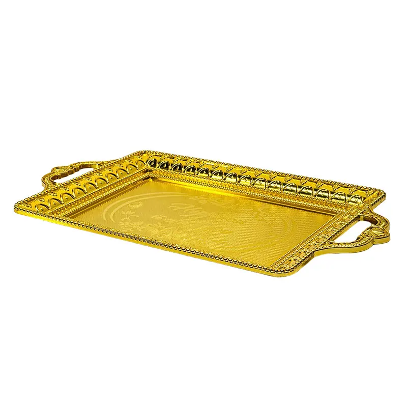 European Style Golden Fruit Platter, Creative High Aesthetic Tray, Living Room Decoration, Banquet Display, Light Luxury
