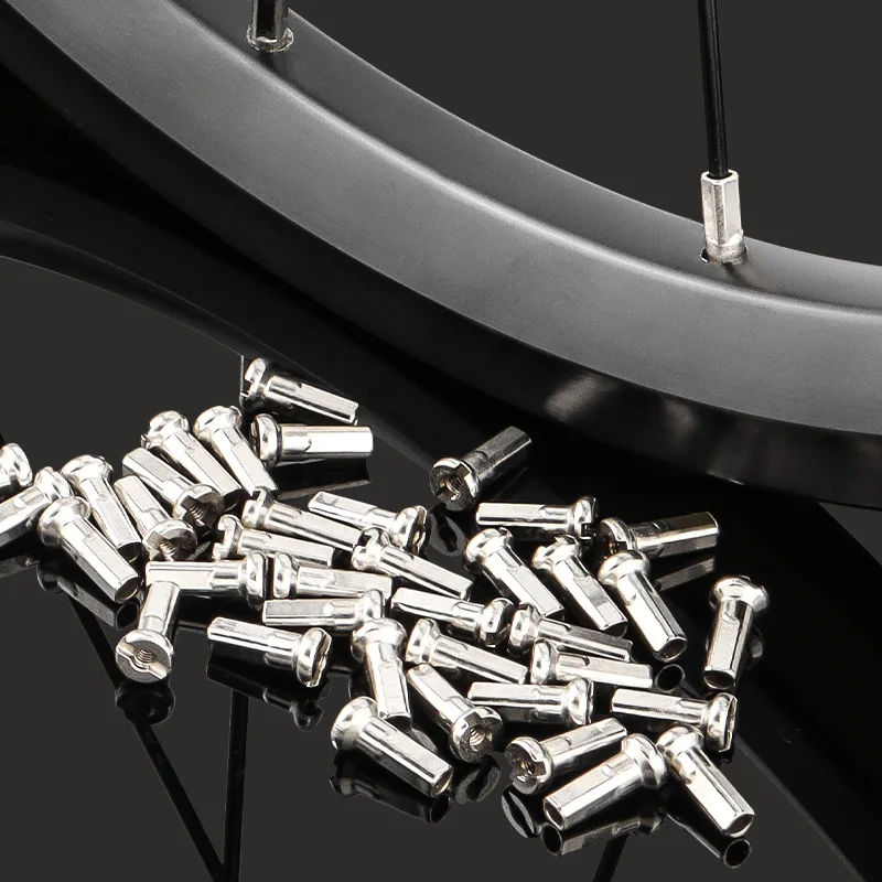 MUQZI 50 Pcs Spoke Caps MTB Road Bike Rim Spoke Nipples Cover 14G 12mm Bicycle Wheel Cover Cycling Accessories