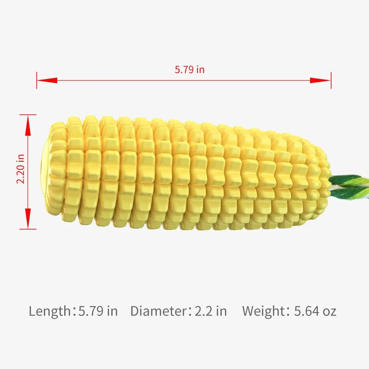 Dog Chew Toys, Puppy Toothbrush Clean Teeth Interactive Corn Toys, Dog Toys Aggressive Chewers Meduium Large Breed 2
