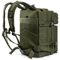QT&QY 45L Military Tactical Backpack Molle Army Assault Pack CCW 3 Day survival Bag Hiking Treeking Rucksack heavy duty backpack 4