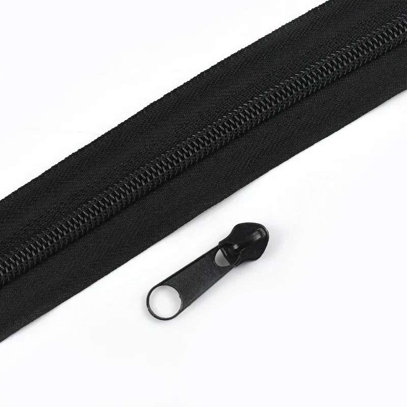 Colorful Nylon Zipper Tape Kit with Sliders for DIY Sewing and Repairs
