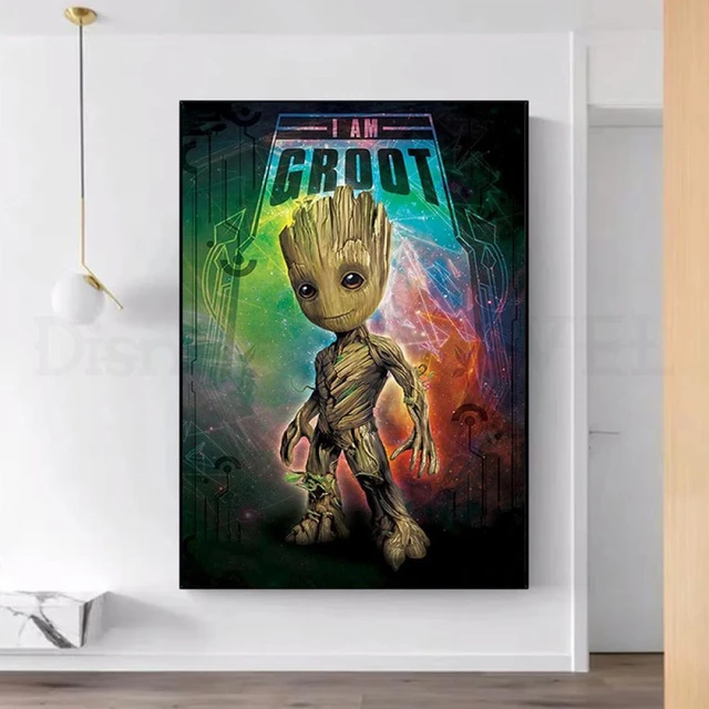 DIY 5D Diamond Painting Kits for Adults, Cute Groot Baby Groot Sweet Groot  Full Drill Diamond Embroidery Kit Home Office Wall Art Decor Paint by