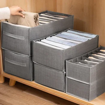 옷장 정리함 청바지 정리정돈 보관함, 의류 정리정돈 시스템 서랍 정리함, 캐비닛 바지 보관 정리함