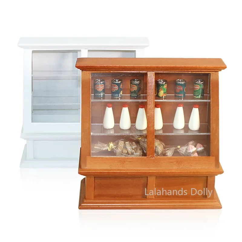 

1:12 OB11 Dollhouse Home Creative Mini Cake Cabinet Display Miniature Model Dollhouse Furniture Decoration Accessories