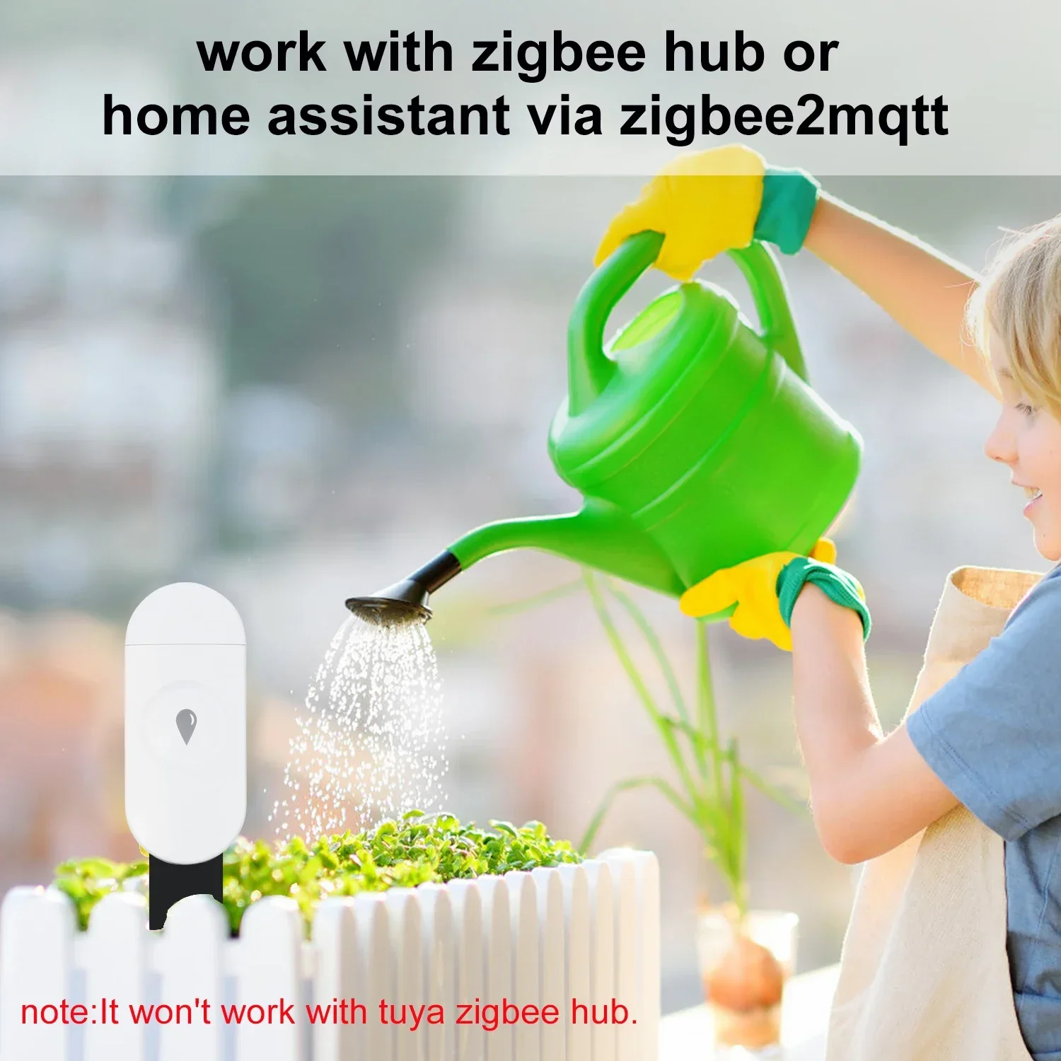 Zigbee Temperature Humidity Moisture Detector Smart Soil Tester Moisture Sensor Real Time Monitor Support Home Assistant Z2M