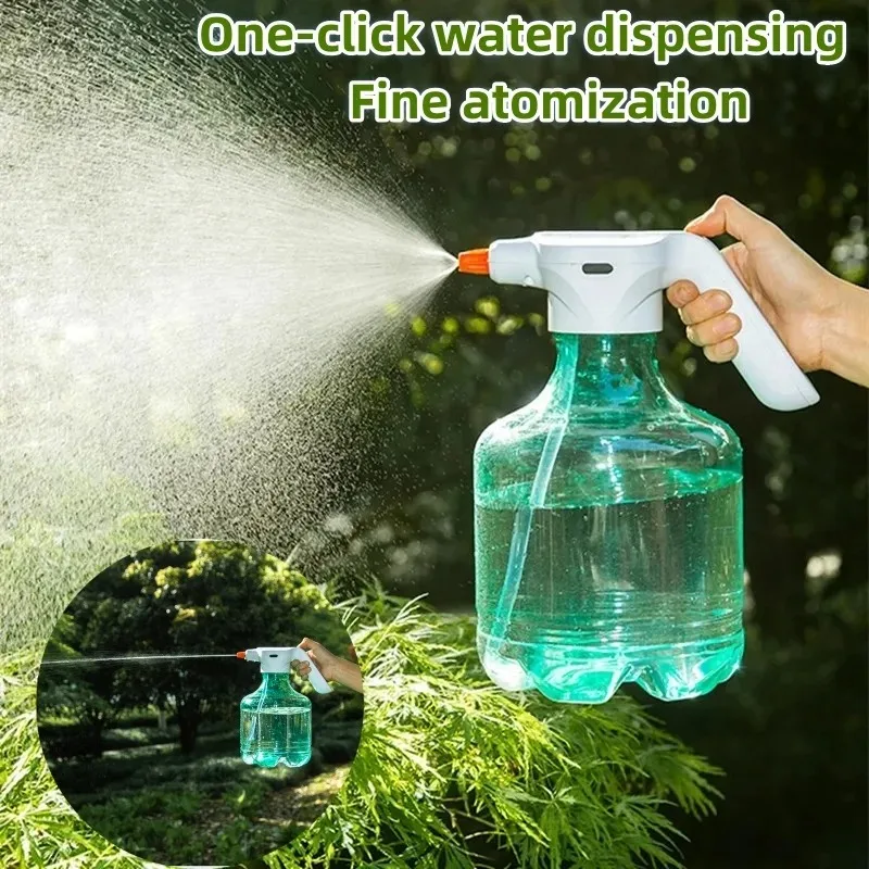 3L Electric Watering Kettle with Two Spray Modes Adjustable C-Interface Charging for Cleaning Disinfecting and Gardening Sprayer