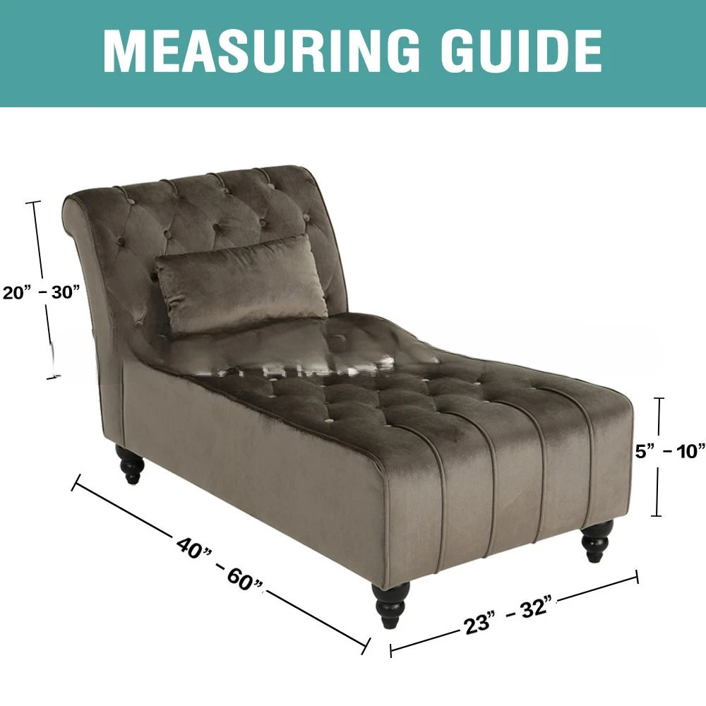 Guide de taille Housse Chaise Longue PART DIEU - Flanelle Minimaliste et Protection Élégante | Housse de France