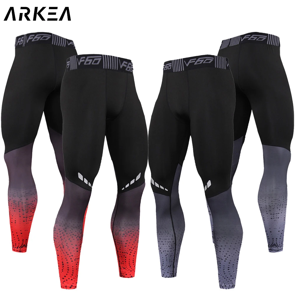 Mens spandex Compression Pants Cycling Running Basketball Elasticity