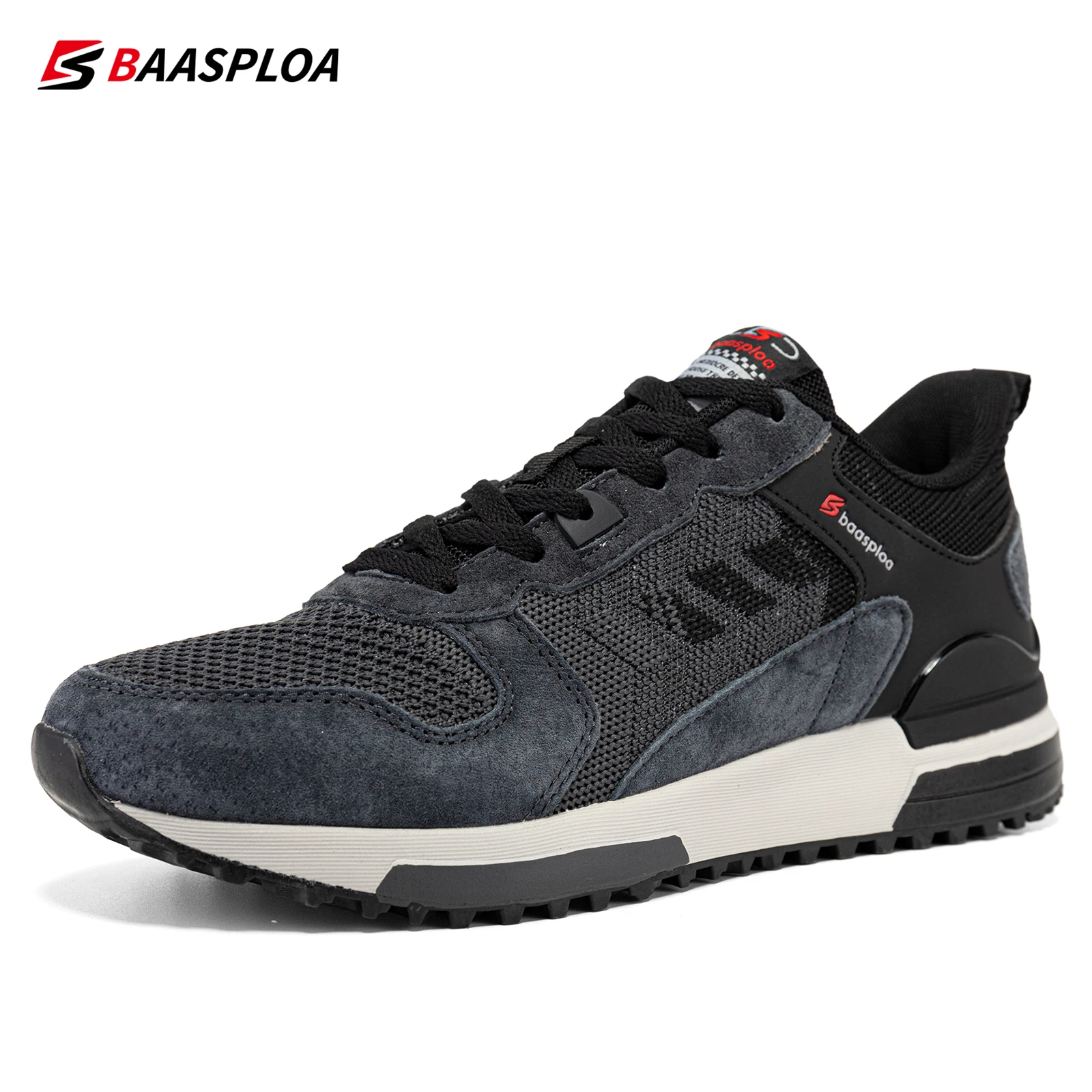 Baasploa Men's Shoes Outdoor Non-Slip Breathable Sneakers Premium Casual Sports Men's Walking Shoes Free Shipping