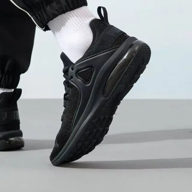 Nouvelles baskets décontractées unisexes PUMA 2026 385669-02 avec empeigne en maille, languette de tirage au talon et semelle intérieure en mousse souple 1