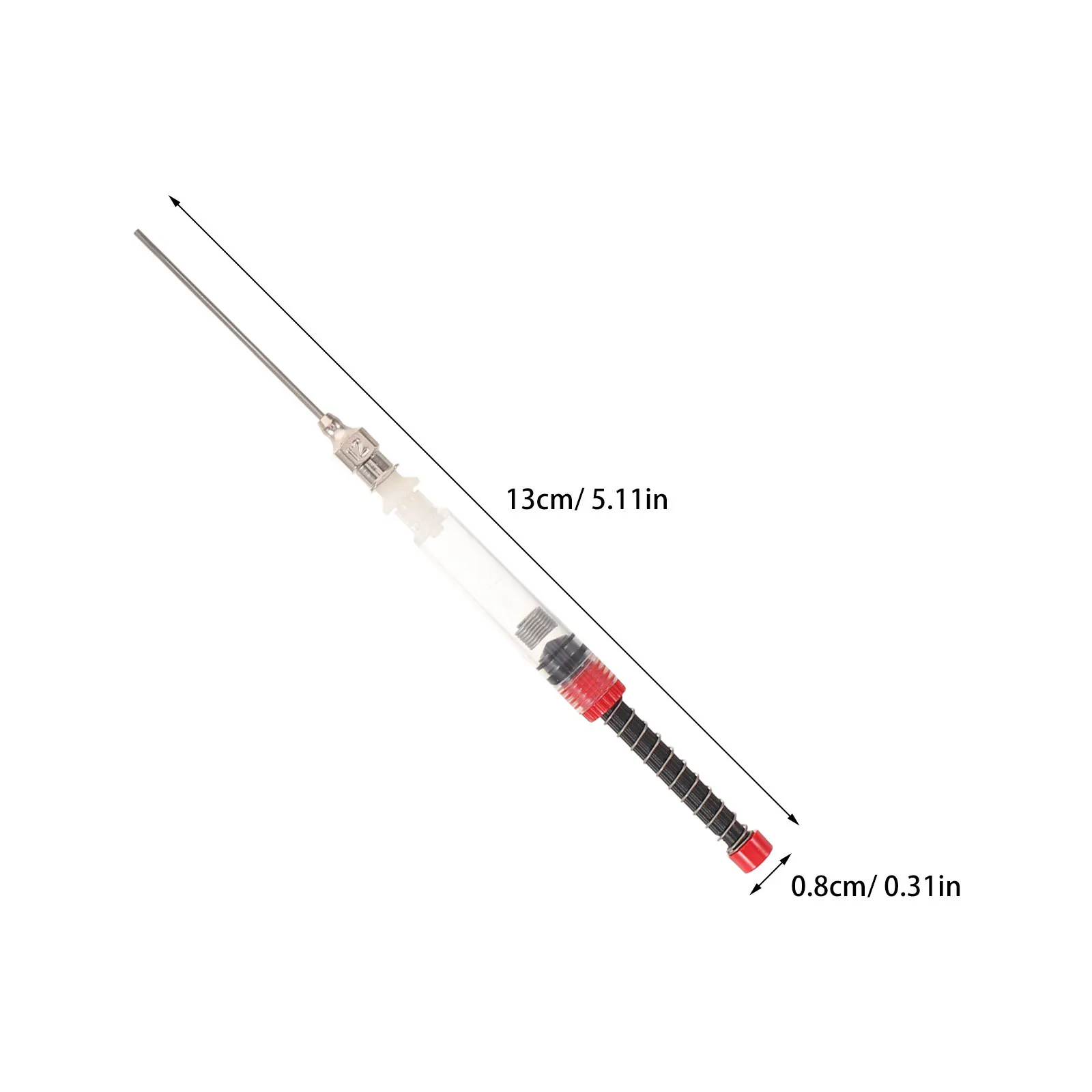 20Pcs 34Mm 26Mm 펜용 범용 만년필 잉크 리필 주사기 소형 여행용 잉크 흡입 보조 장치 신뢰할 수 있는 밀봉