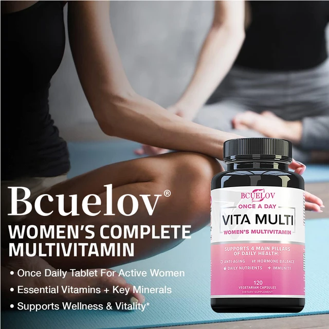 Women's Multivitamin Capsules Contain A Perfect Blend of Iron,Folic Acid,Calcium and Zinc To Support Immune Function and Energy 6
