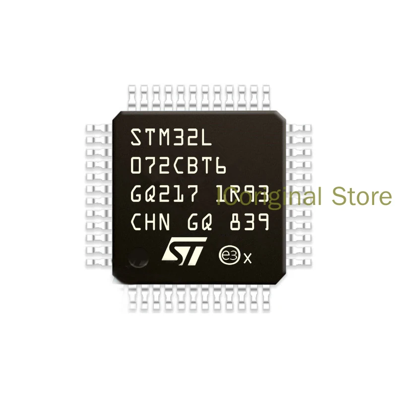 

STM chip Original STM32L072CBT6 LQFP-48 32-bit microcontrollers ARM Cortex-M0+ 32MHz/128KB package CBT6 LQFP48