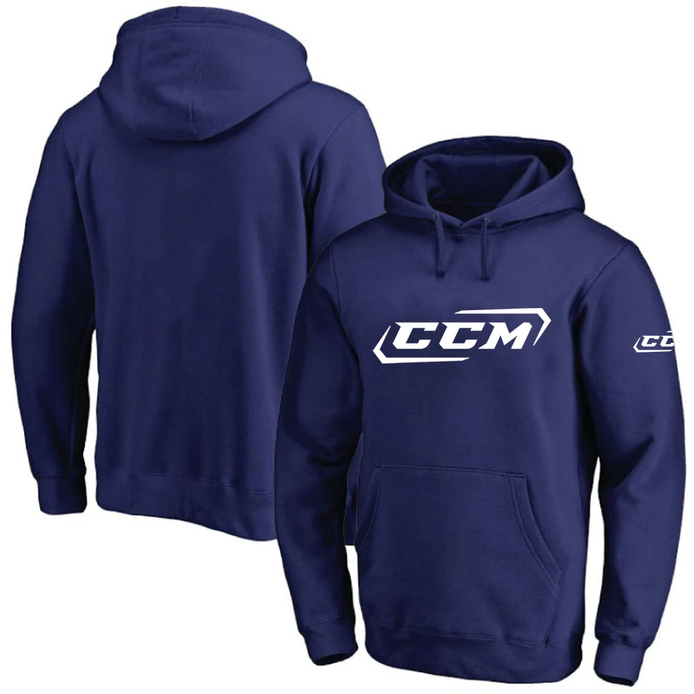 2023 New Spring Autumn CCM Logo Print Fashion Cotton Hooded Pullover Outwear Casual High-Quality Solid Color Comfortable Hoodies