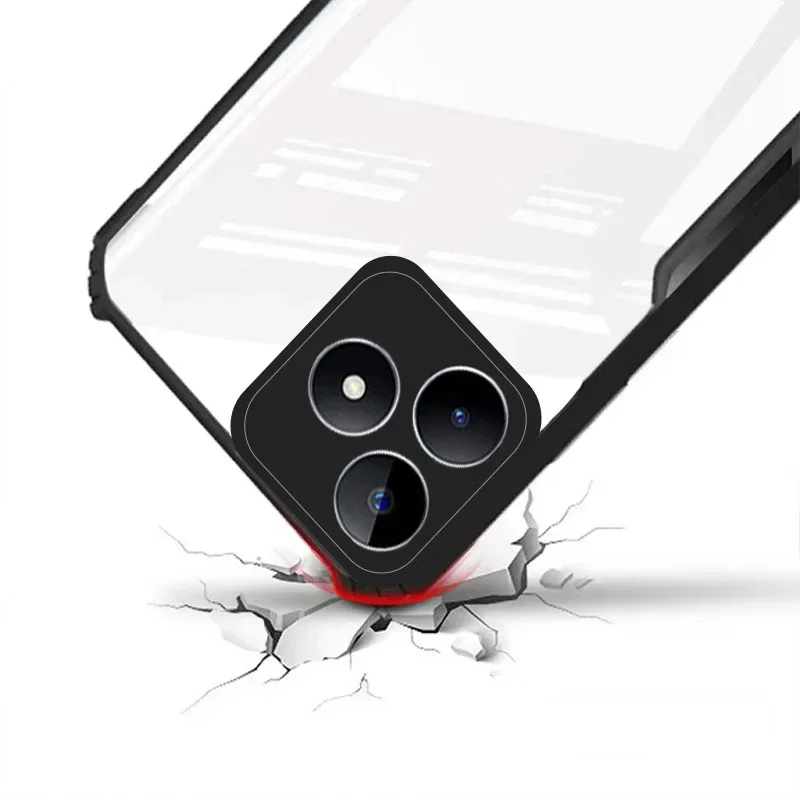 Phone Case for Oppo A40 A40M Transparent Armor Acrylic Shockproof Camera Lens Protection Cover phone case iphone case leather phone case phone protector cover phone waterproof case camera protector case camera lens protector case camera lens case ipod cover case