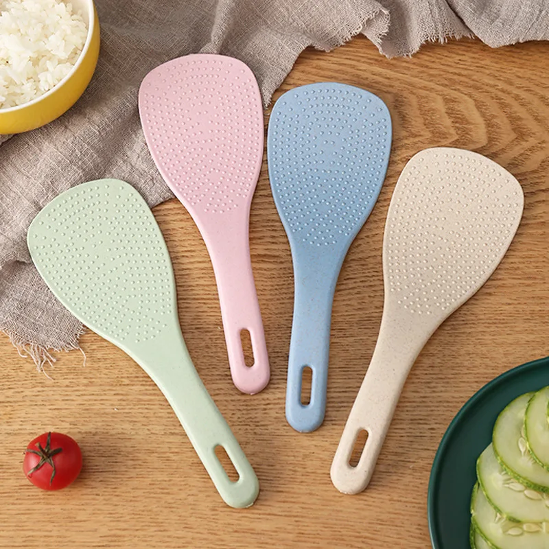 

Wheat Straw Rice Spoon Rice Spatula Kitchen Rice Spoon Rice Spoon Kitchen Cooking Spoon Shovel