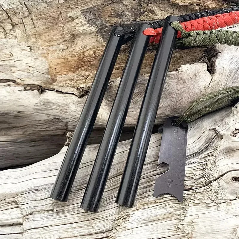Bear Grylls Fire Starter Outdoor Magnesium Flint Rod Portable Emergency Firesteel Kit Lighters Smoking Camping Hiking EDC Tool
