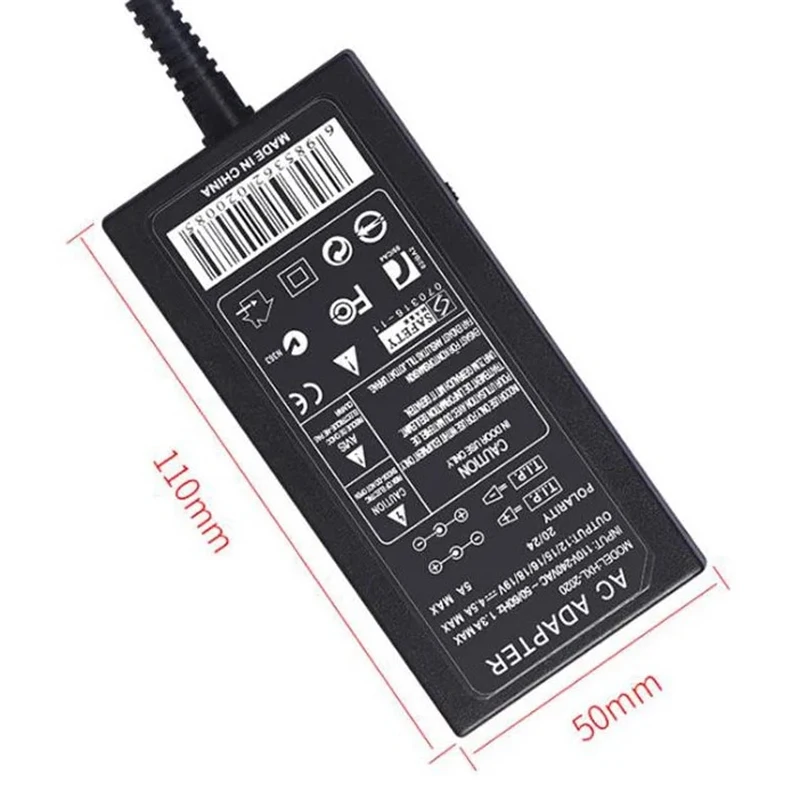 96W Universal Portable AC Laptop Power Adapter 12V-24V Charger For Dell For Toshiba For Hp/Asus/Acer For AU/UK/US/EU Plug
