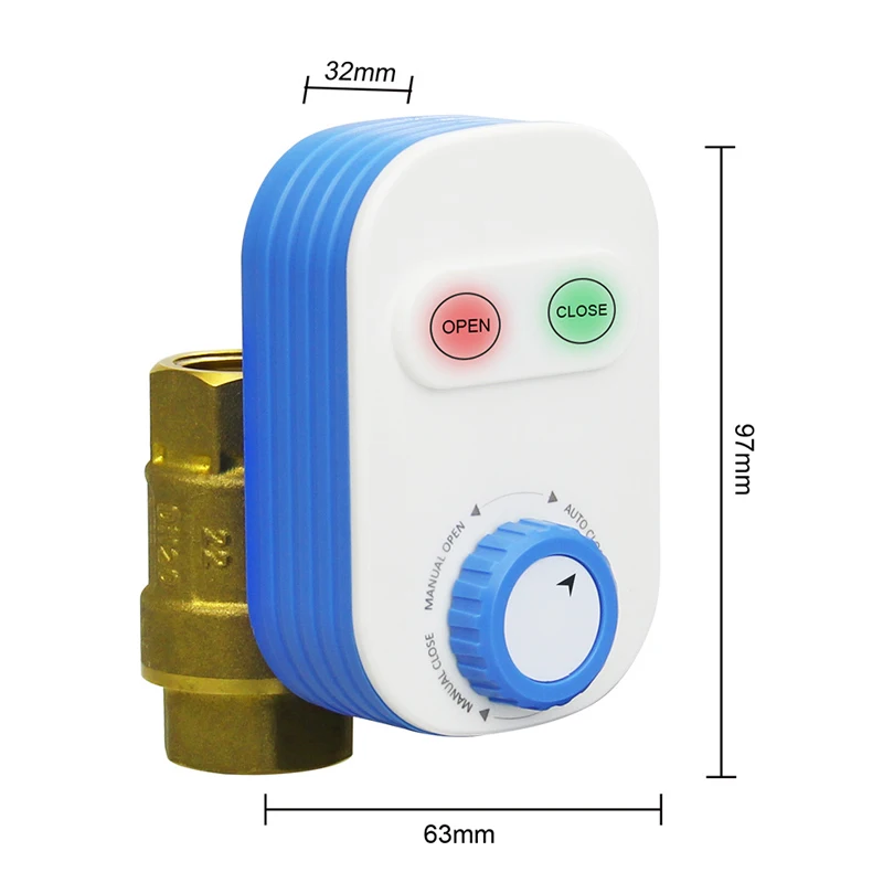 Tuya WiFi Water Valve Shutoff Controller Support Alexa Google Assistant Smart Re