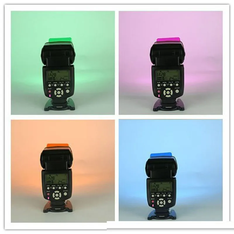 20pcs Flash Speedlite Color Gels Filters for Canon Yongnuo DSLR Camera