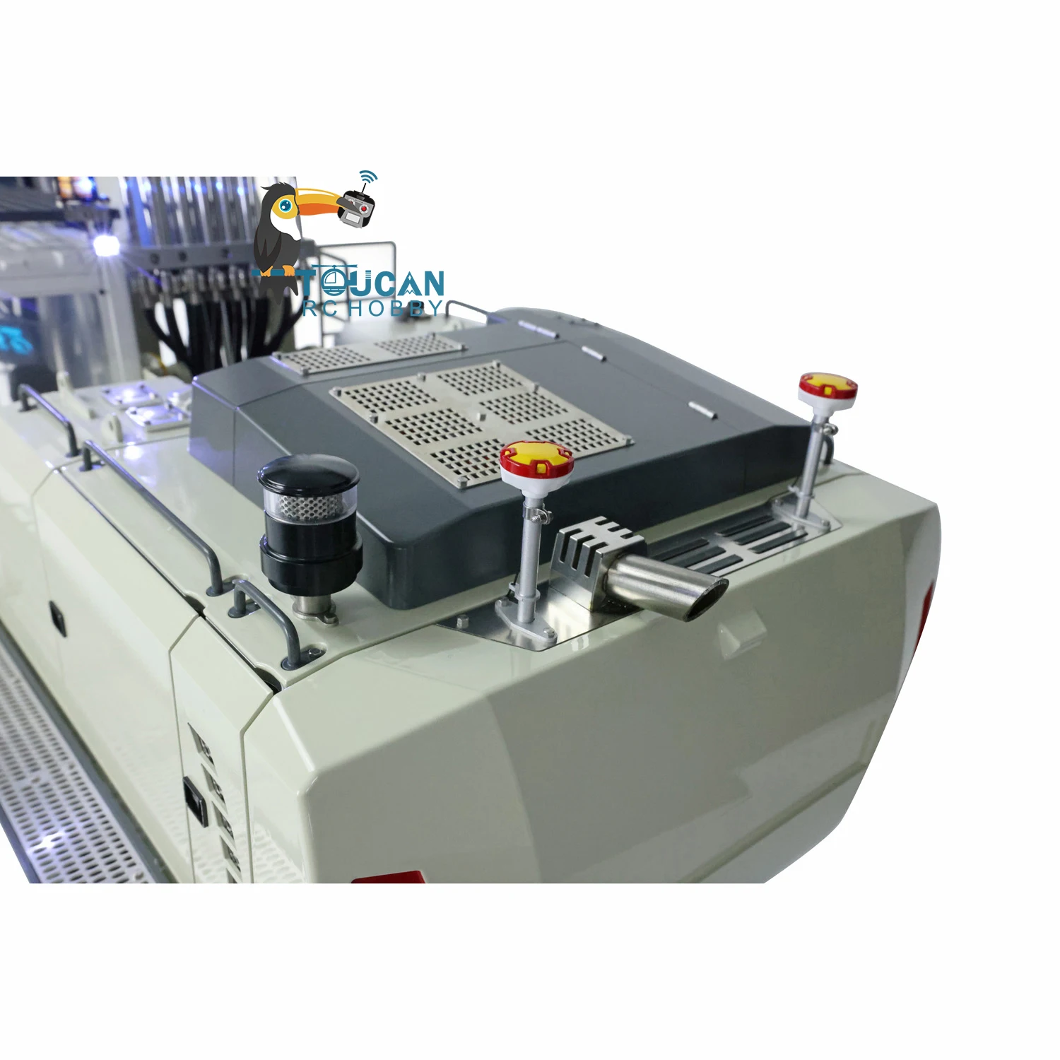 S4a3c6973811942308b877ead840b1303w Kabolite K970-100S koparka RC 1/14 hydrauliczne gąsienicowe zmodernizowane metalowe samochody inżynieryjne GPS lekki akumulator gruboziarnisty filtr TH20207