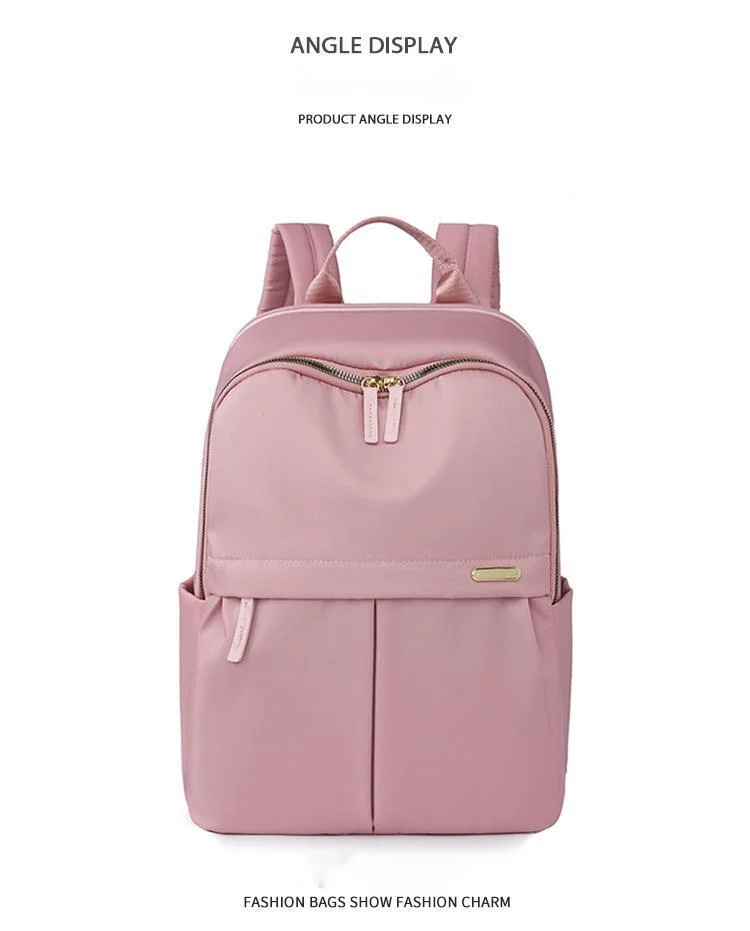 New Leisure for Women's Computer Bag, Large Capacity College Style Travel Backpack, Simple Commuting Backpack_voghion.com