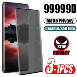Privacy Screen Protector For Samsung S24 S23 Ultra S22 S21 Plus S10 S20 FE A54 A53 A52S 5G A34 A13 A14 A33 A22 Anti-Spy Glass