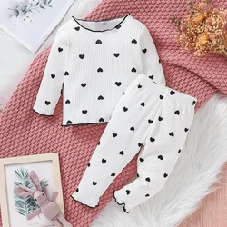 Clothing Set For Kid Newborn Unisex Boy Girl 3-24 Months Pyjamas Long Sleeve Pajamas Outfit Toddler Ootd For Baby