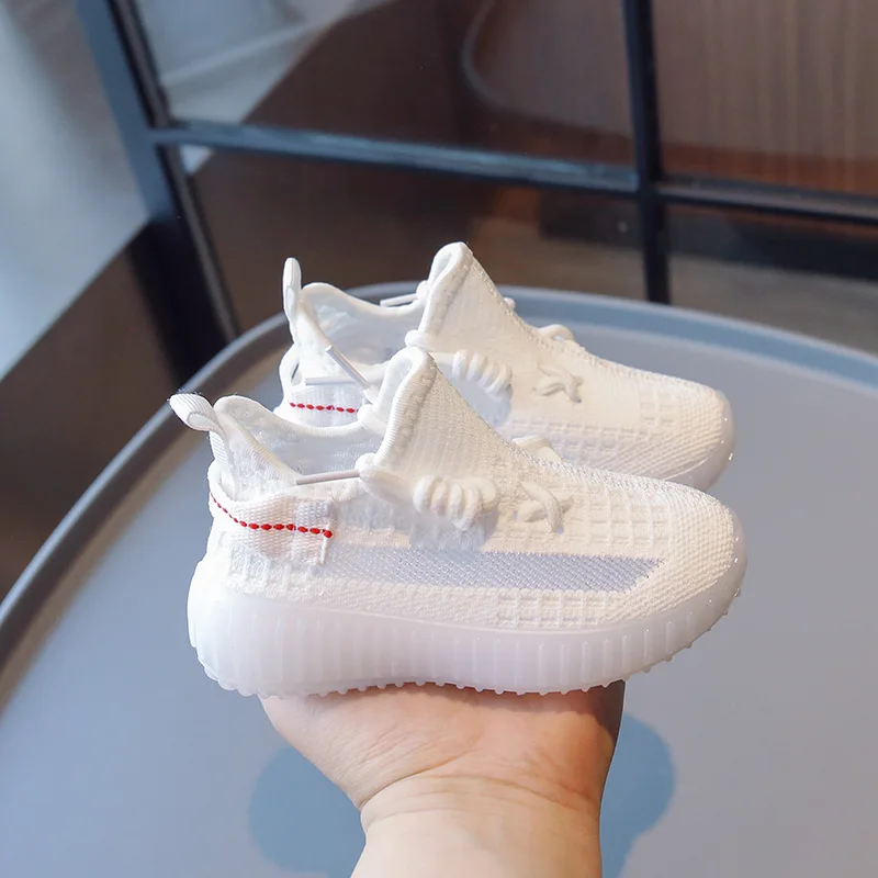Kid Shoes Platform Casual Breathable Boy Sports Mesh Girl Tennis Running