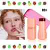 MLSMILE Jelly Blush Lip Cheek Dual-use Clear Lip Dye Lipstick Brightening Lip Gloss Stick Longlasting Easy To Smudge Cosmetics 4