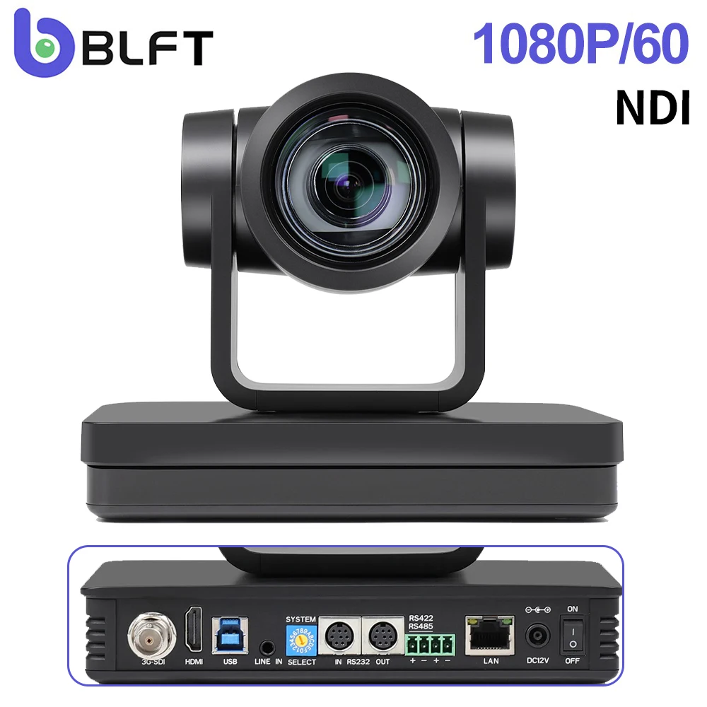 NDI PTZ Conference Camera 12x 20x Optical Zoom AI Auto Tracking Ptz Video Conference/Church/Events Camera with SDI HDMI USB IP